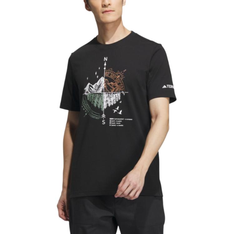 Adidas Outdoor Travel Series Sports Pullover Crew Neck Short Sleeve T-Shirt Unisex T-Shirts Black IU1263 L
Adidas Outdoor Travel Series Sports Pullover Crew Neck Short Sleeve T-Shirt Unisex T-Shirts Black IU1263 L