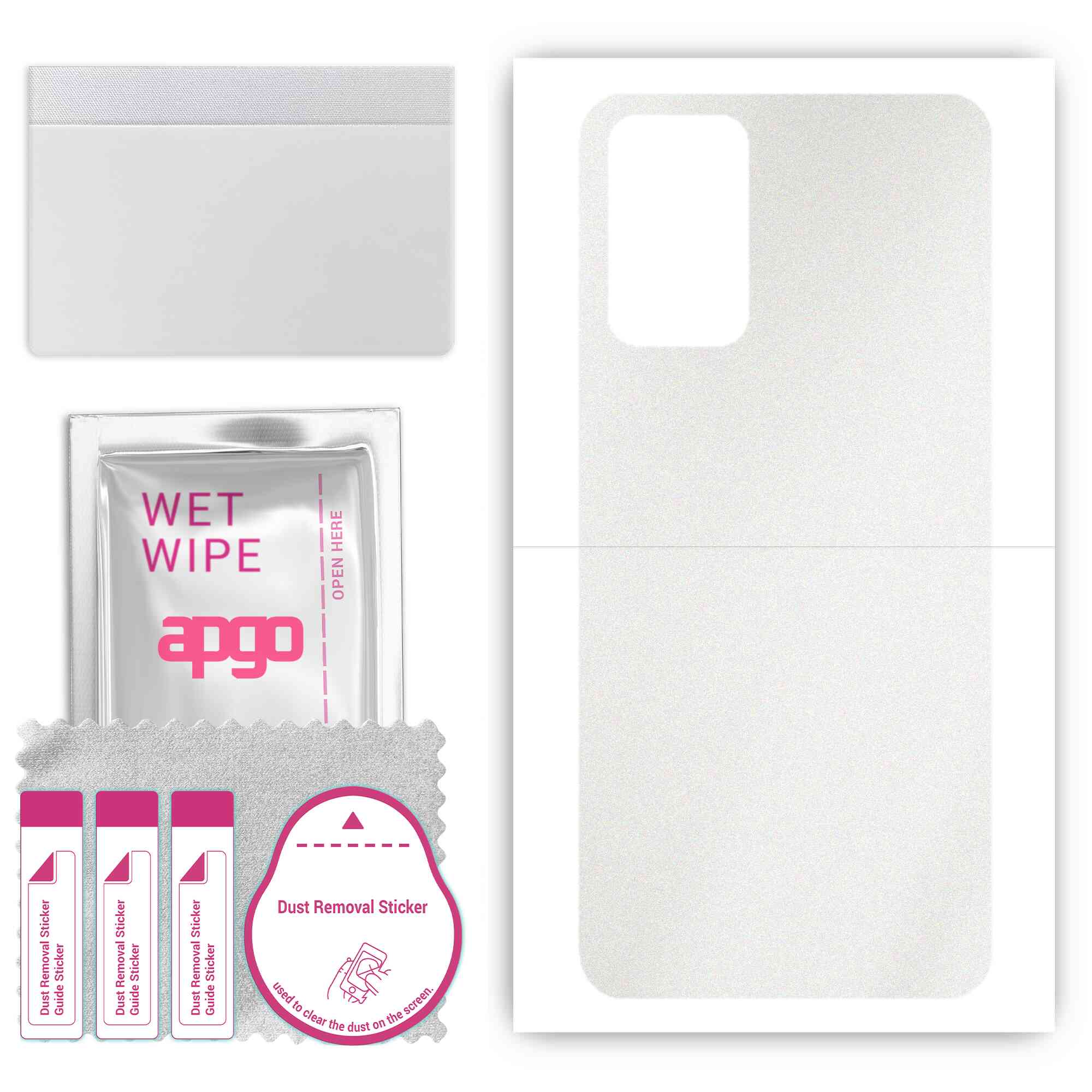 Apgo Protective Skin Sticker для задньої панелі, сумісний з Oppo Reno 6 5G, Wrap Film, Foil, Vinyl - Pattern Matte Transparent
Apgo Protective Skin Sticker для задньої панелі, сумісний з Oppo Reno 6 5G, Wrap Film, Foil, Vinyl - Pattern Matte Transparent