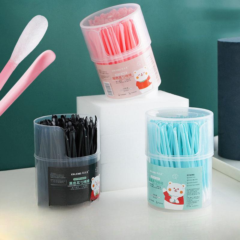 Ear Picks Cotton Swabs Double-ended Disposable Earwax Removal Cotton Swabs Plastic CoreBox-packed Ear Picks 100pcs чорний
Ear Picks Cotton Swabs Double-ended Disposable Earwax Removal Cotton Swabs Plastic CoreBox-packed Ear Picks 100pcs чорний