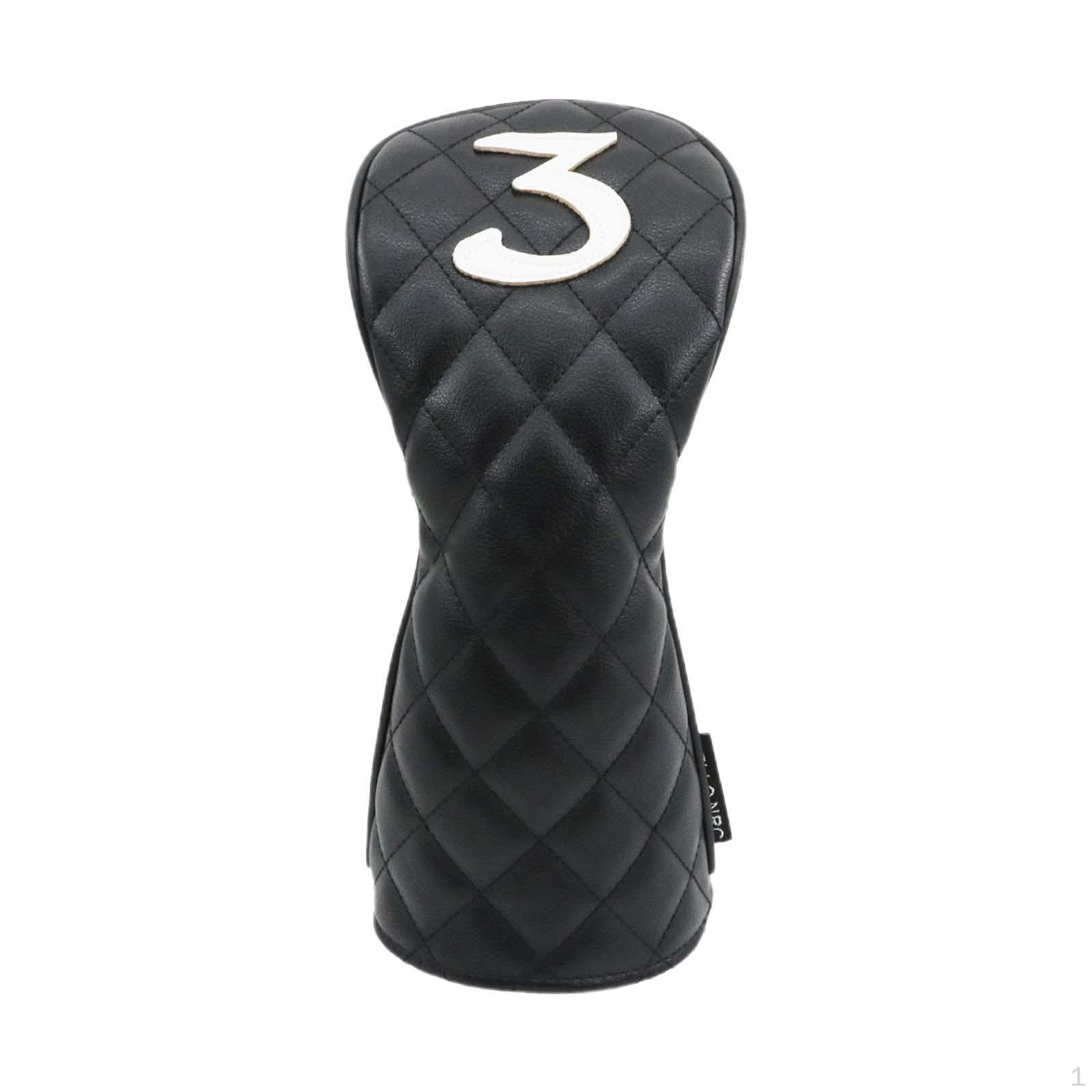 Защитный чехол для клюшек Golf Wood Headcover для взрослых No 3 чёрный
Защитный чехол для клюшек Golf Wood Headcover для взрослых No 3 чёрный