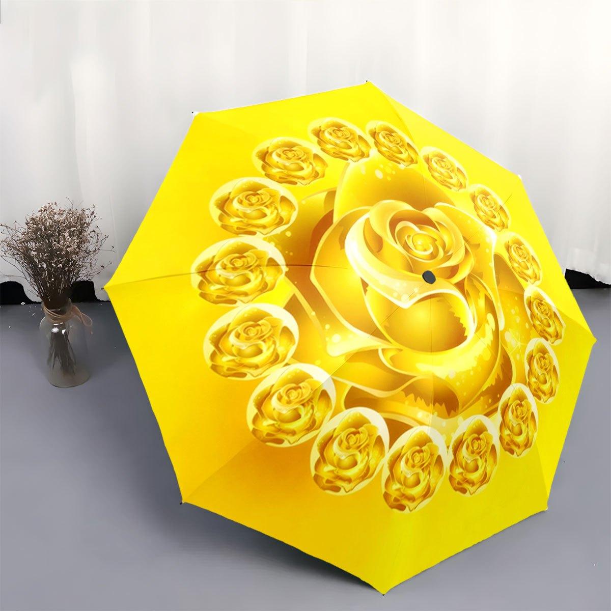 1pc Yellow Roses Portable Collapsible Umbrella | 8 Ribs, Automatic Open, Foldable, Casual Style, Ideal for All Seasons, Perfec (as the picture,Iron&8K)
1pc Yellow Roses Portable Collapsible Umbrella | 8 Ribs, Automatic Open, Foldable, Casual Style, Ideal for All Seasons, Perfec (as the picture,Iron&8K)