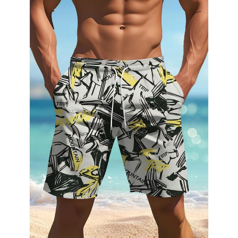 Men S Summer Casual Swim Trunks with Outdoor Style Prints, Drawstring Waist, Non-Stretch Fabric, Perfect for Relaxing at The Beach And Pool S
Men S Summer Casual Swim Trunks with Outdoor Style Prints, Drawstring Waist, Non-Stretch Fabric, Perfect for Relaxing at The Beach And Pool S