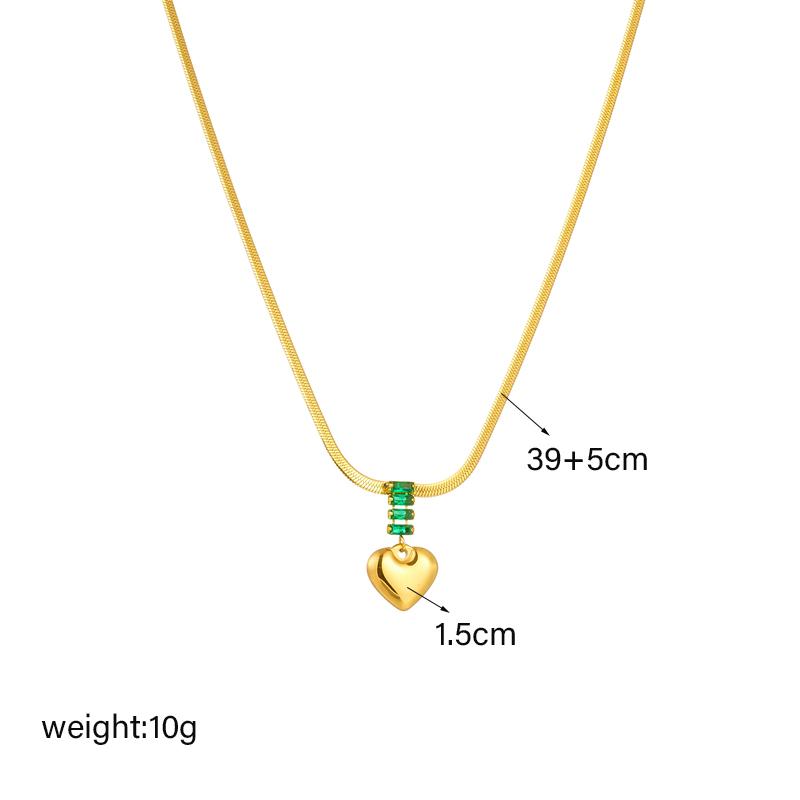 316L Stainless Steel Love Heart Pendant Necklace For Women Lady Fashion New Snake Bone Chain Neck Jewelry Party Gift
316L Stainless Steel Love Heart Pendant Necklace For Women Lady Fashion New Snake Bone Chain Neck Jewelry Party Gift
