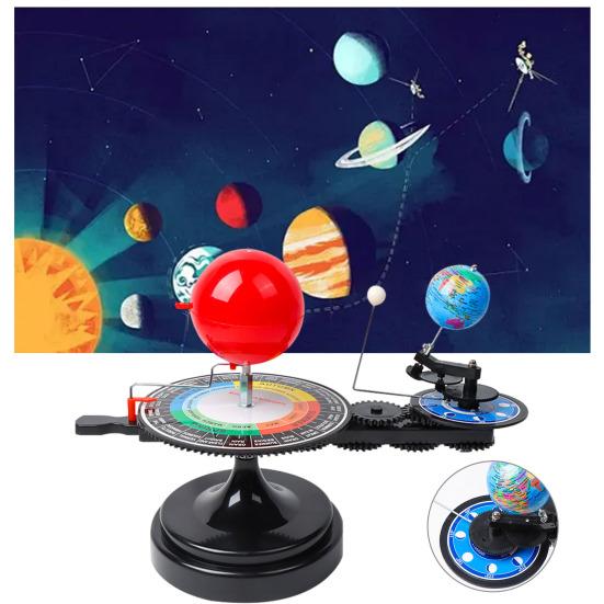 Комплект для моделирования солнечной системы для детей, комплект для моделирования орбиты Солнца, Земли и Луны, астрономия, наука, образование, обучающий инструмент синий 
Комплект для моделирования солнечной системы для детей, комплект для моделирования орбиты Солнца, Земли и Луны, астрономия, наука, образование, обучающий инструмент синий