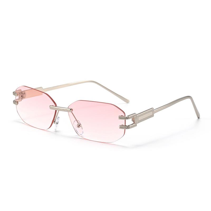 Sexy Rectangular Rimless Sun Glasses Women s Luxury Design Brand Metal Material Glasses Frame Black Small Oval Sun Eyeglasses Unsiex Elegant Shades
Sexy Rectangular Rimless Sun Glasses Women s Luxury Design Brand Metal Material Glasses Frame Black Small Oval Sun Eyeglasses Unsiex Elegant Shades