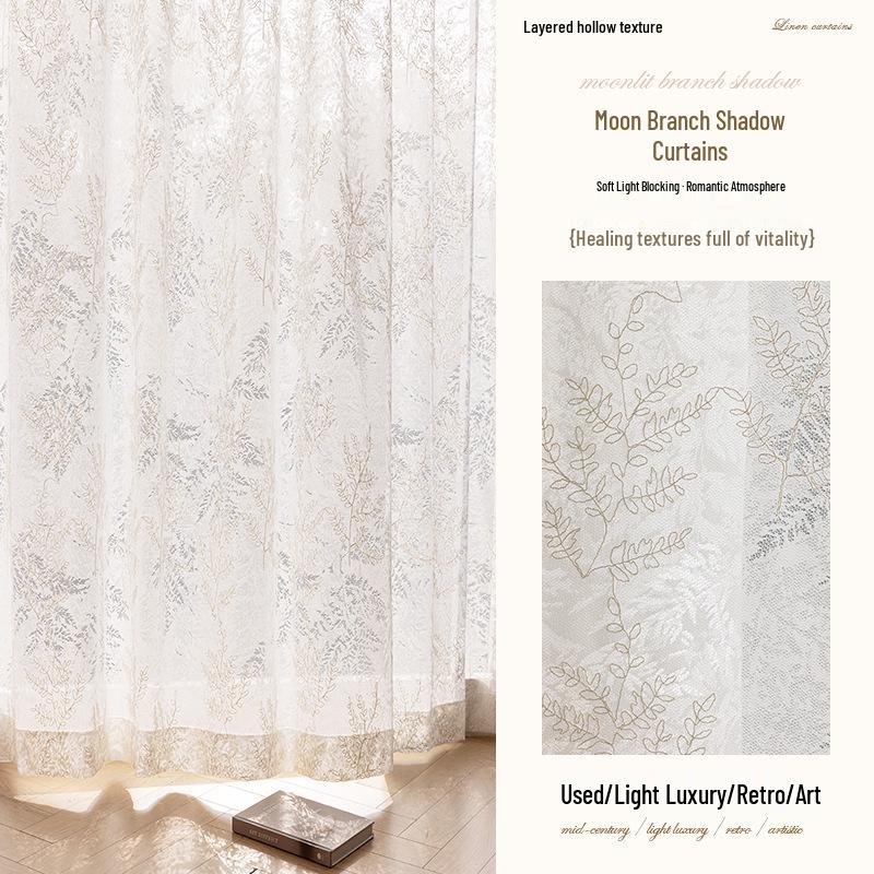 Light Luxury Chenille Jacquard Blackout Curtains with Delicate Patterns for Living Room, Bedroom, Study, and Balcony Matching Lace Price per Meter
Light Luxury Chenille Jacquard Blackout Curtains with Delicate Patterns for Living Room, Bedroom, Study, and Balcony Matching Lace Price per Meter