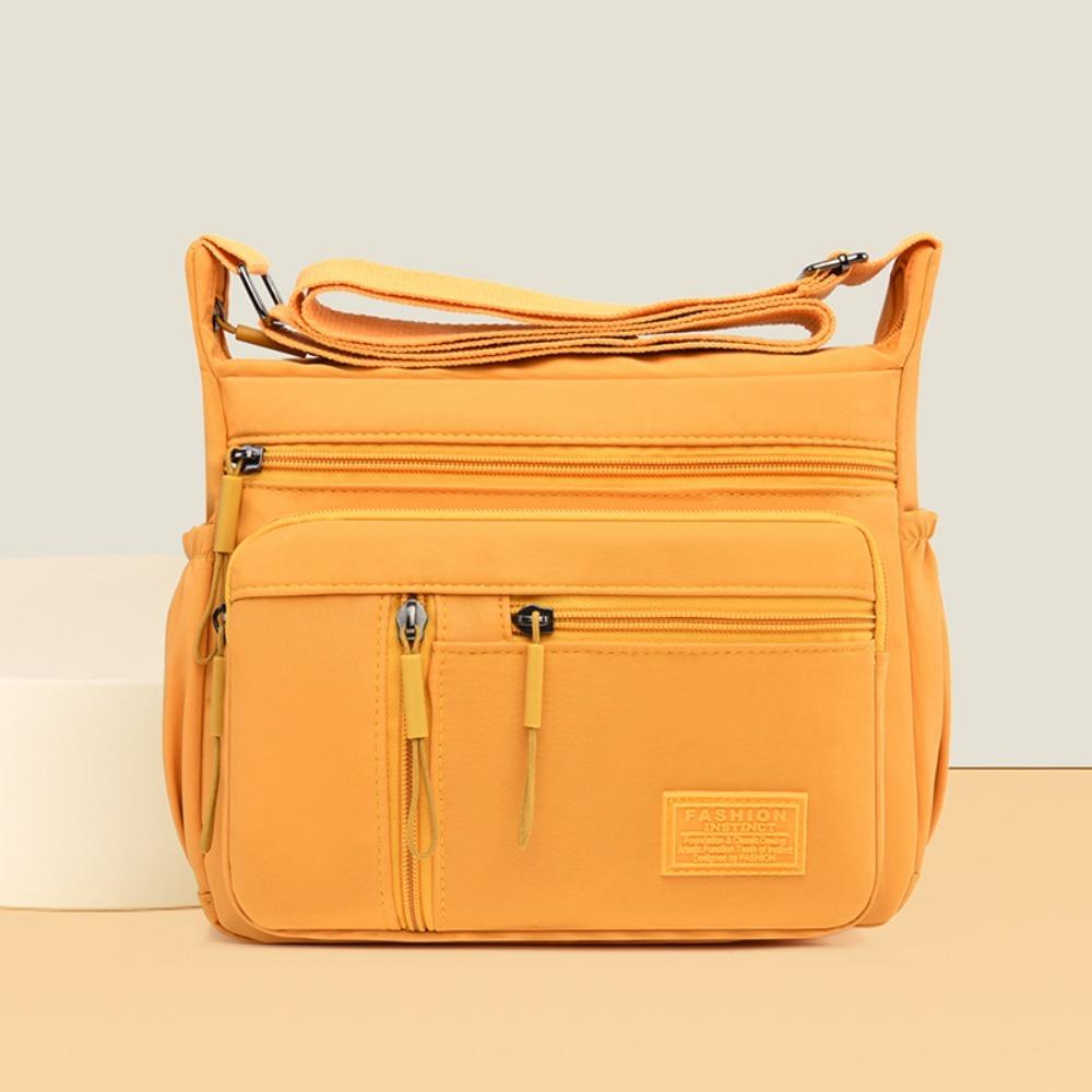 Fashi Multi-Pockets Crossbody Bag Nyl Waterproof Messenger Handbag Large Capacity Women s Handbag Women жовтий
Fashi Multi-Pockets Crossbody Bag Nyl Waterproof Messenger Handbag Large Capacity Women s Handbag Women жовтий