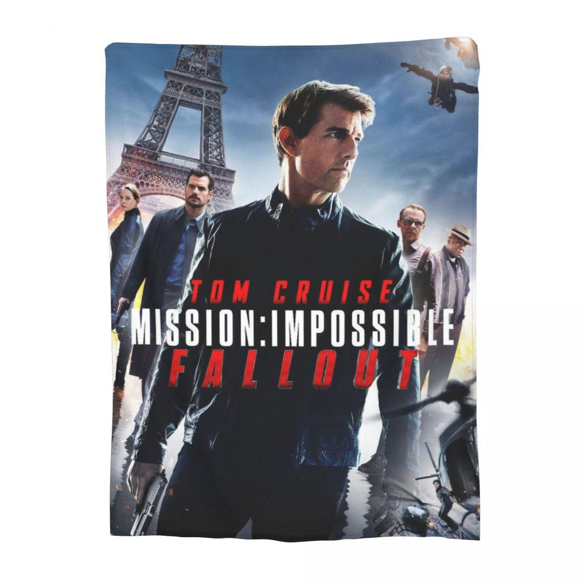 Mission Impossible Movie Blankets Fleece Print Tom Cruise Multi-function Warm Throw Blankets for Home Outdoor Bedspread 75x90cm
Mission Impossible Movie Blankets Fleece Print Tom Cruise Multi-function Warm Throw Blankets for Home Outdoor Bedspread 75x90cm