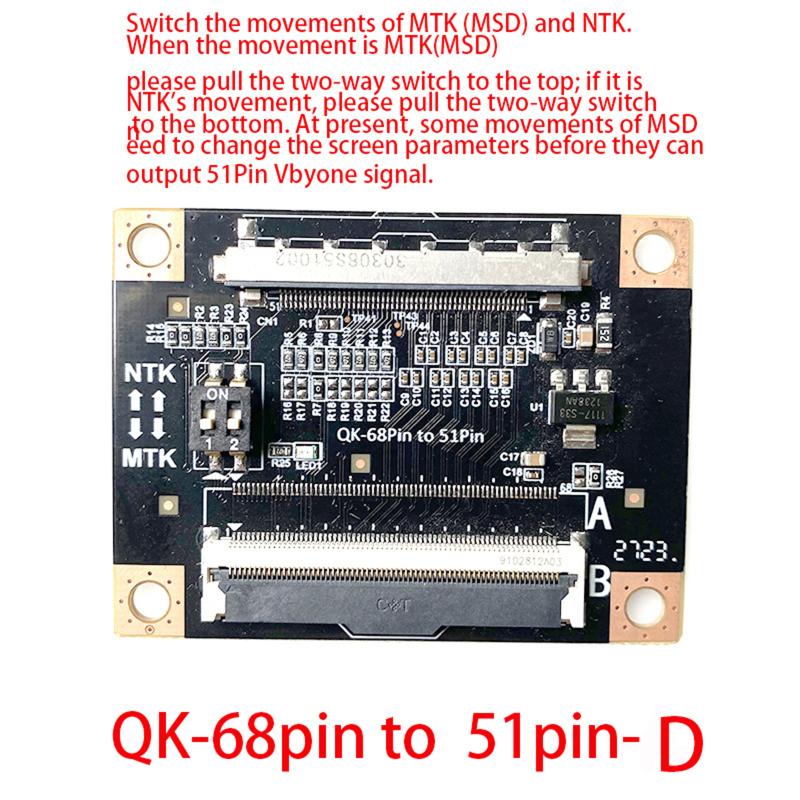 Перетворювач 96-контактний на 51-контактний Lvds Fpc Vbyone для ремонту/заміни 4K РК/Світлодіодного Телевізійного Панелі Адаптерна Карта
Перетворювач 96-контактний на 51-контактний Lvds Fpc Vbyone для ремонту/заміни 4K РК/Світлодіодного Телевізійного Панелі Адаптерна Карта