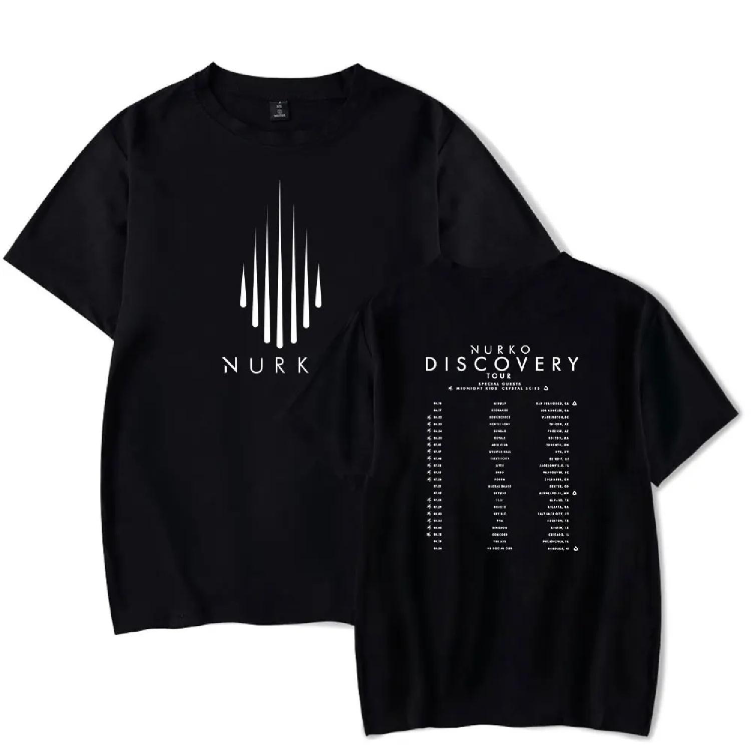 Nurko Tour Tshirt Crewneck Short Sleeve T-shirt Men Women Streetwear Printing Casual Fashion Hip Hop Clothes S чёрный
Nurko Tour Tshirt Crewneck Short Sleeve T-shirt Men Women Streetwear Printing Casual Fashion Hip Hop Clothes S чёрный