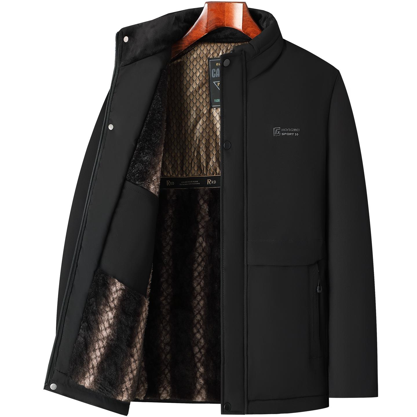 Mid-aged Men s Thickened Velvet Cotton Winter Coat - Middle-aged & Elderly Dad/Grandpa s Outerwear Jacket 5XL for 175-190 lbs
Mid-aged Men s Thickened Velvet Cotton Winter Coat - Middle-aged & Elderly Dad/Grandpa s Outerwear Jacket 5XL for 175-190 lbs