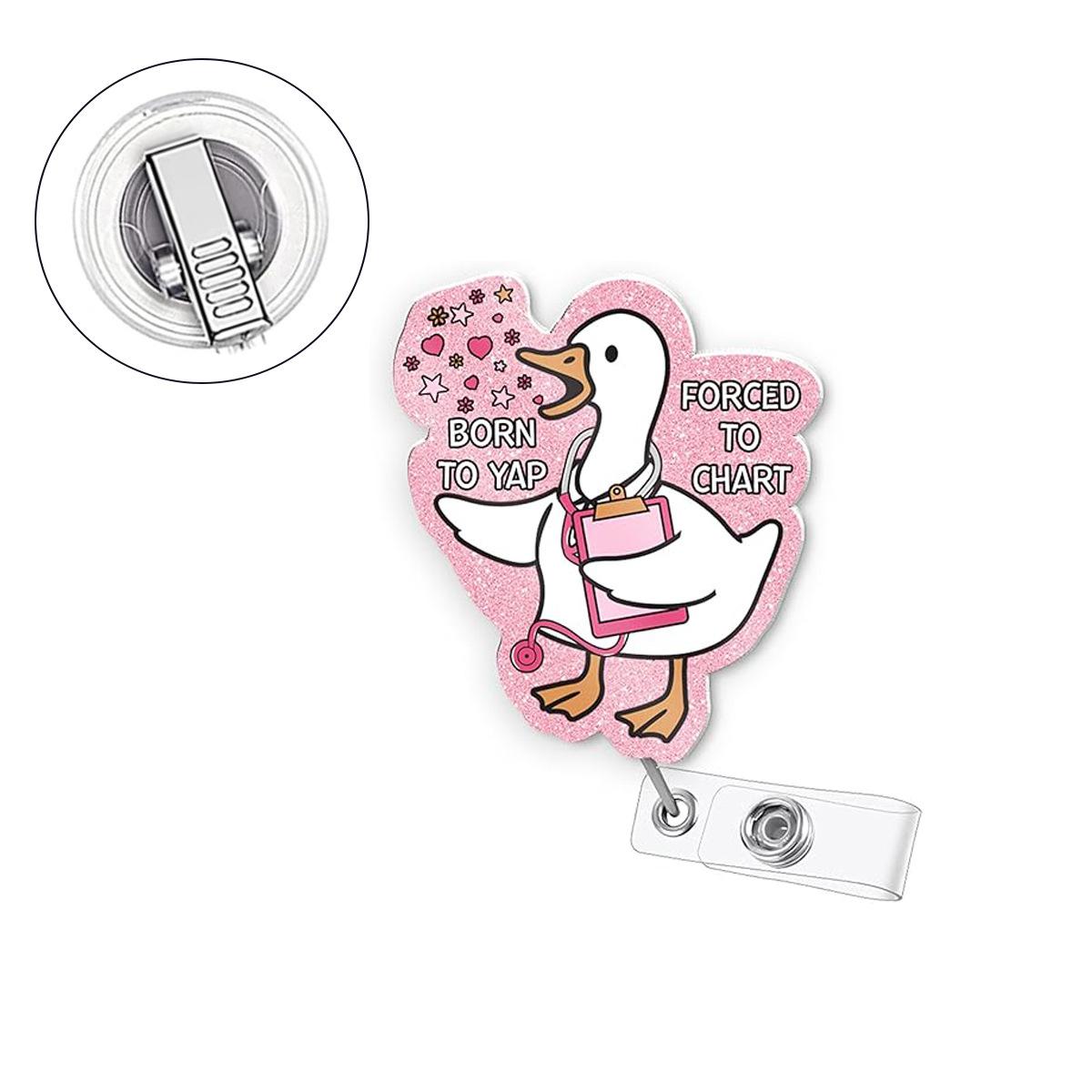Nurse Badge Holder Rotating Badge Clip Goose Badge Clip Pink For Hospital Nurse Clinic
Nurse Badge Holder Rotating Badge Clip Goose Badge Clip Pink For Hospital Nurse Clinic
