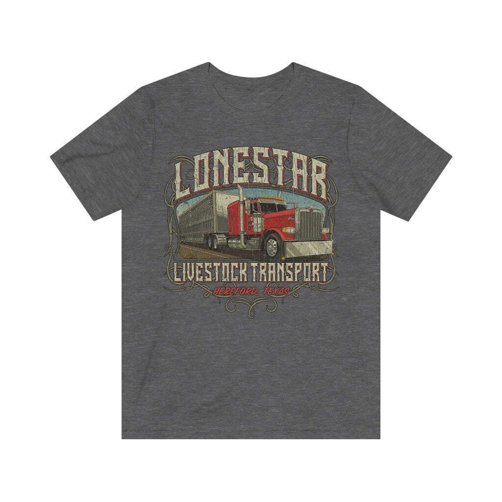 Lonestar Livestock Transport 1982 Vintage Men s T shirt XL
Lonestar Livestock Transport 1982 Vintage Men s T shirt XL