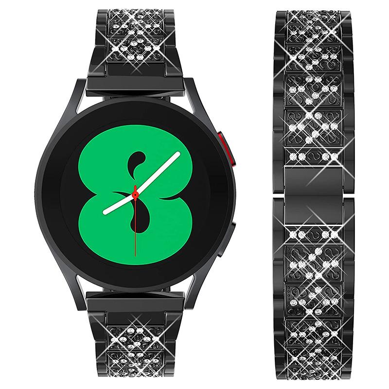 For Garmin Vivomove/Samsung Galaxy Watch3 41mm/Huawei Watch GT 2 42mm Three Beads Rhinestones Decor Watch Band 20mm Replacement Alloy Watch Strap Black
For Garmin Vivomove/Samsung Galaxy Watch3 41mm/Huawei Watch GT 2 42mm Three Beads Rhinestones Decor Watch Band 20mm Replacement Alloy Watch Strap Black