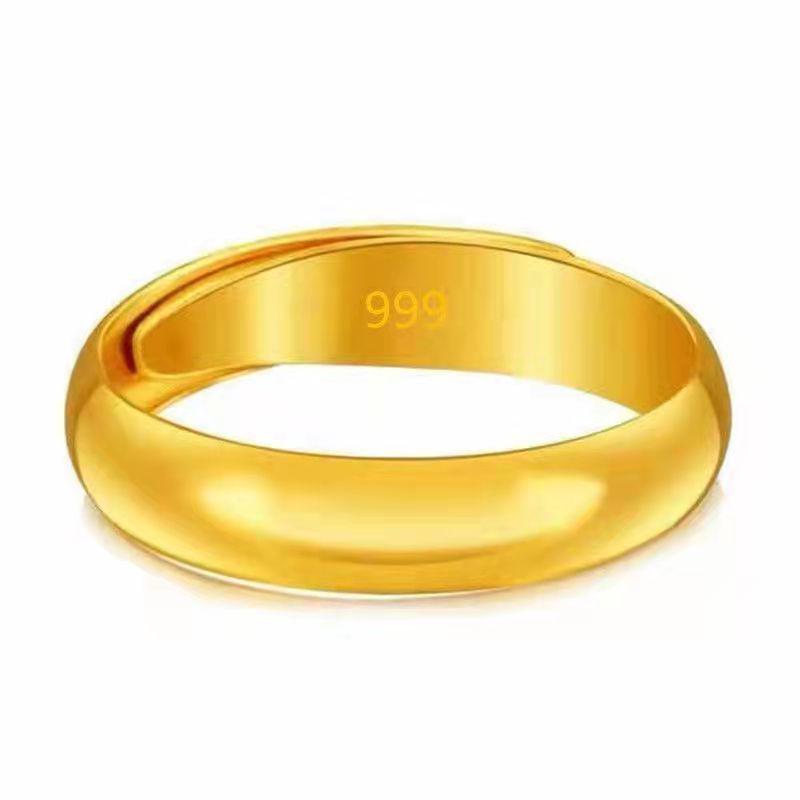 Shajin Jewelry Унисекс Кольцо с имитацией золота и мантрой Сердца Фу Adjustable Open