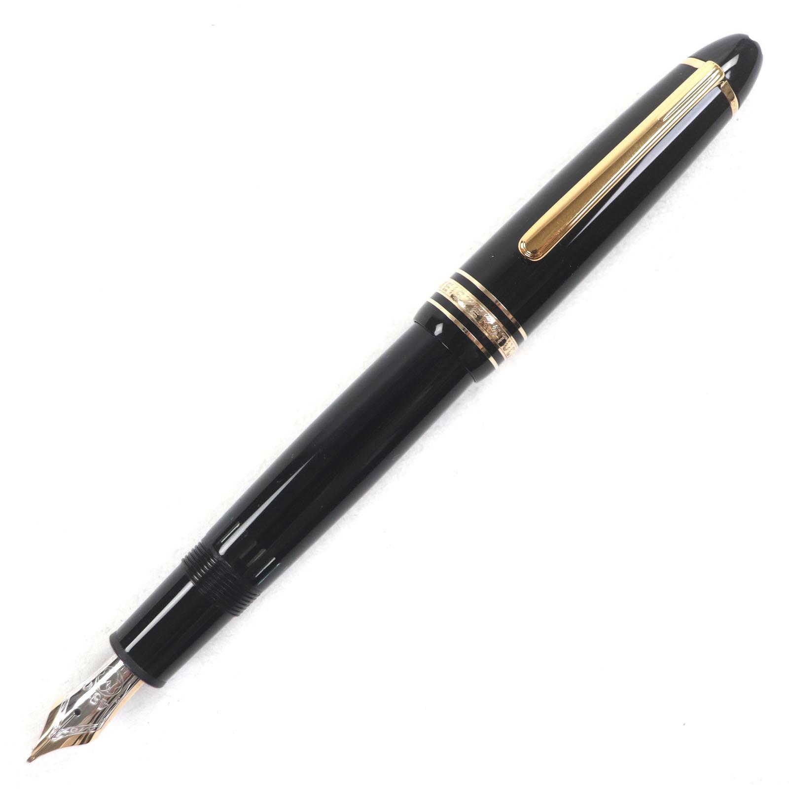 Чудова перова ручка MONTBLANC Meisterstückle Grand Black gold 14K чоловіча Вживана
Чудова перова ручка MONTBLANC Meisterstückle Grand Black gold 14K чоловіча Вживана