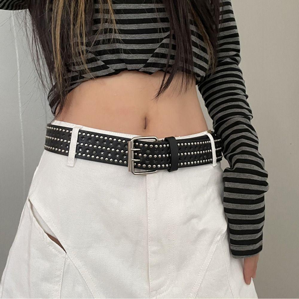 Hole Metal Buckle Wide Side Y2K Style Belts Men Waist Belts Women Waist Belts Korean Waistbands
Hole Metal Buckle Wide Side Y2K Style Belts Men Waist Belts Women Waist Belts Korean Waistbands