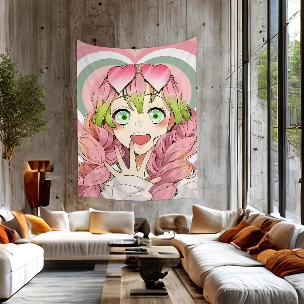 Kanroji Mitsuri Demon Slayer Tapestry Anime Hippie Flower Wall Carpets Dorm Decor Wall Hanging Home Decor for Dorm Room 74x94cm(29x37in)
Kanroji Mitsuri Demon Slayer Tapestry Anime Hippie Flower Wall Carpets Dorm Decor Wall Hanging Home Decor for Dorm Room 74x94cm(29x37in)