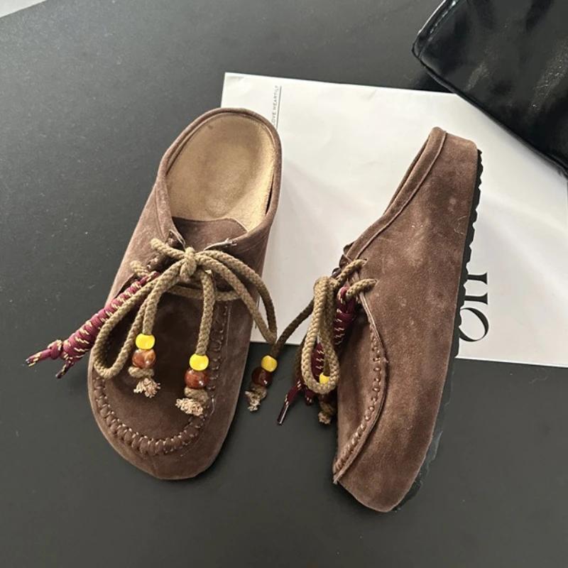 Мода Мода Шнуровка из бусин Плоские шлепанцы Женские Высококачественная искусственная замша Дизайнерская обувь Комфортная мягкая подошва Этническая повседневная обувь 43 бежевый
Мода Мода Шнуровка из бусин Плоские шлепанцы Женские Высококачественная искусственная замша Дизайнерская обувь Комфортная мягкая подошва Этническая повседневная обувь 43 бежевый