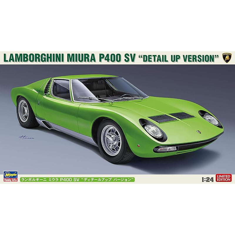 Hasegawa 1/24 lamborghini miura P400 SV Детализированная версия пластиковая модель 20439
Hasegawa 1/24 lamborghini miura P400 SV Детализированная версия пластиковая модель 20439