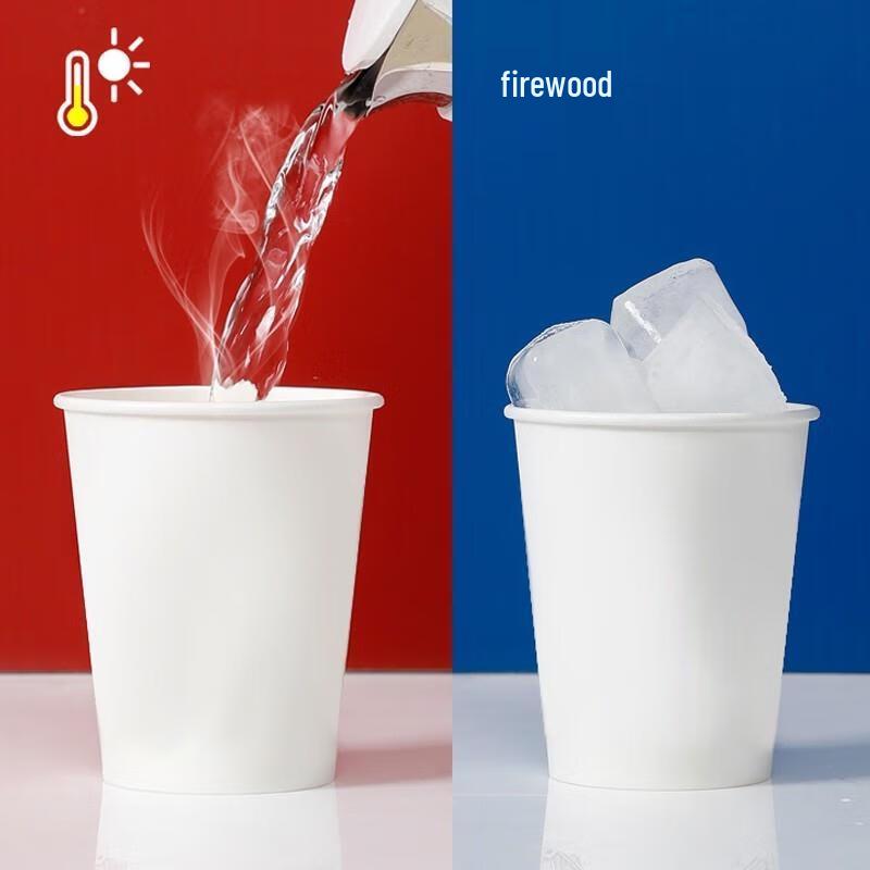 MiaoJie Thickened Disposable Paper Cups 250ml, 100 Count
MiaoJie Thickened Disposable Paper Cups 250ml, 100 Count