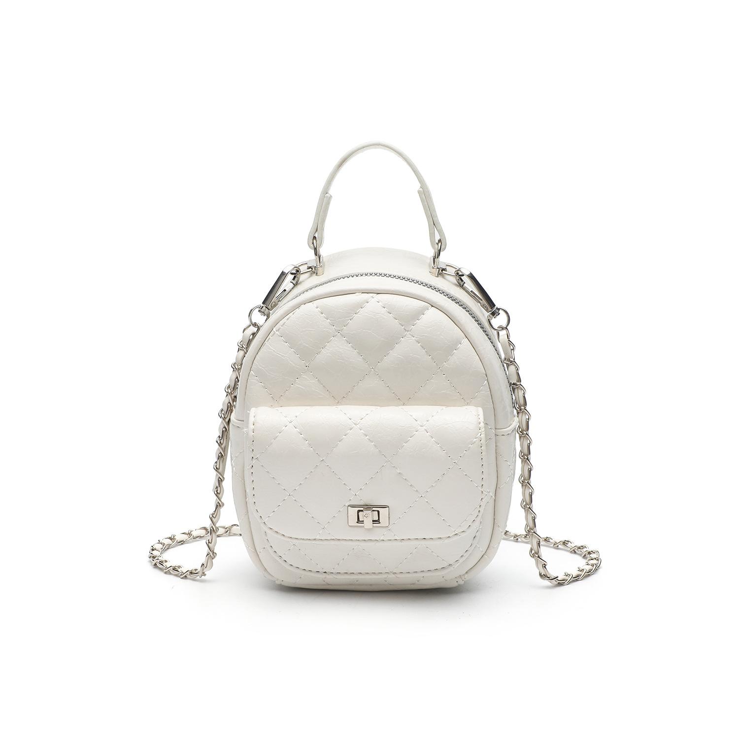 Korean leisure rhombus backpack women s fashion texture travel small schoolbag niche simple versatile chain small backpack білий
Korean leisure rhombus backpack women s fashion texture travel small schoolbag niche simple versatile chain small backpack білий