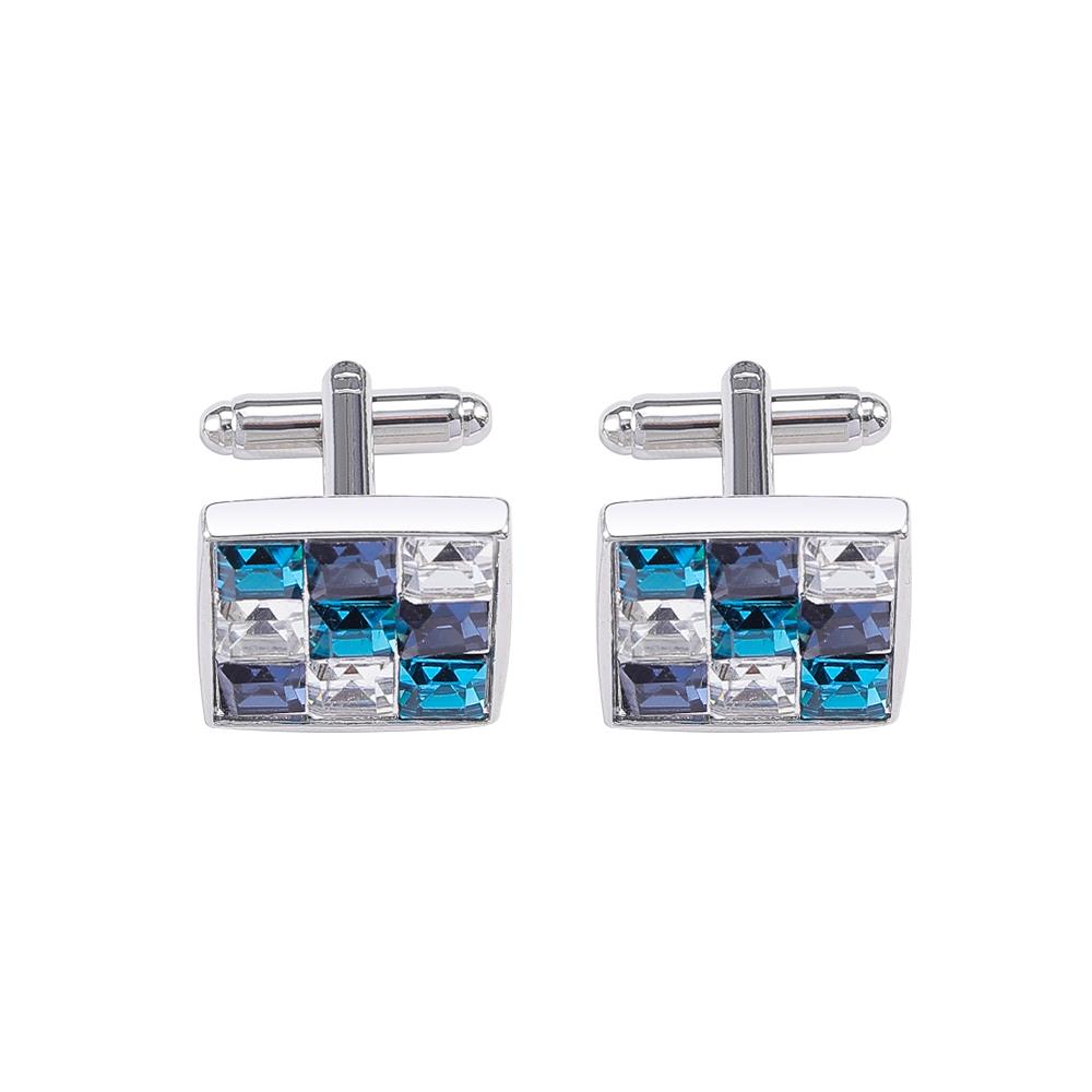 Fashion Brand High Quality Novelty Luxury Blue Green White Rhinestone Cufflinks for Mens Crystal Silvery Shirt Cuff Links Blue
Fashion Brand High Quality Novelty Luxury Blue Green White Rhinestone Cufflinks for Mens Crystal Silvery Shirt Cuff Links Blue