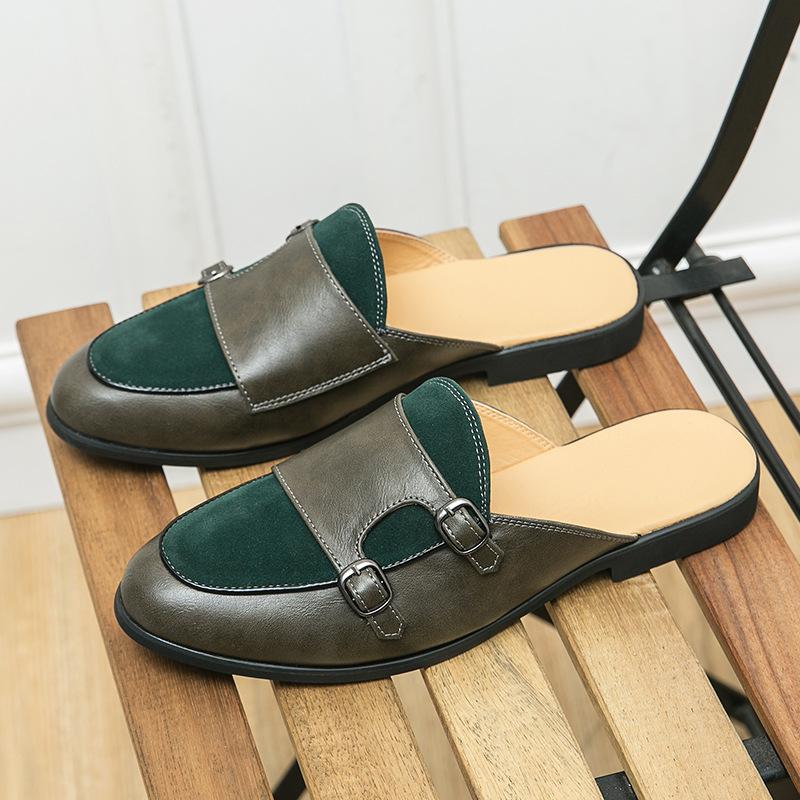 Men s shoes summer new semi-drag leather shoes fashionable men s bag head leather shoes trendy hairstylist foot Doudou shoes 44
Men s shoes summer new semi-drag leather shoes fashionable men s bag head leather shoes trendy hairstylist foot Doudou shoes 44