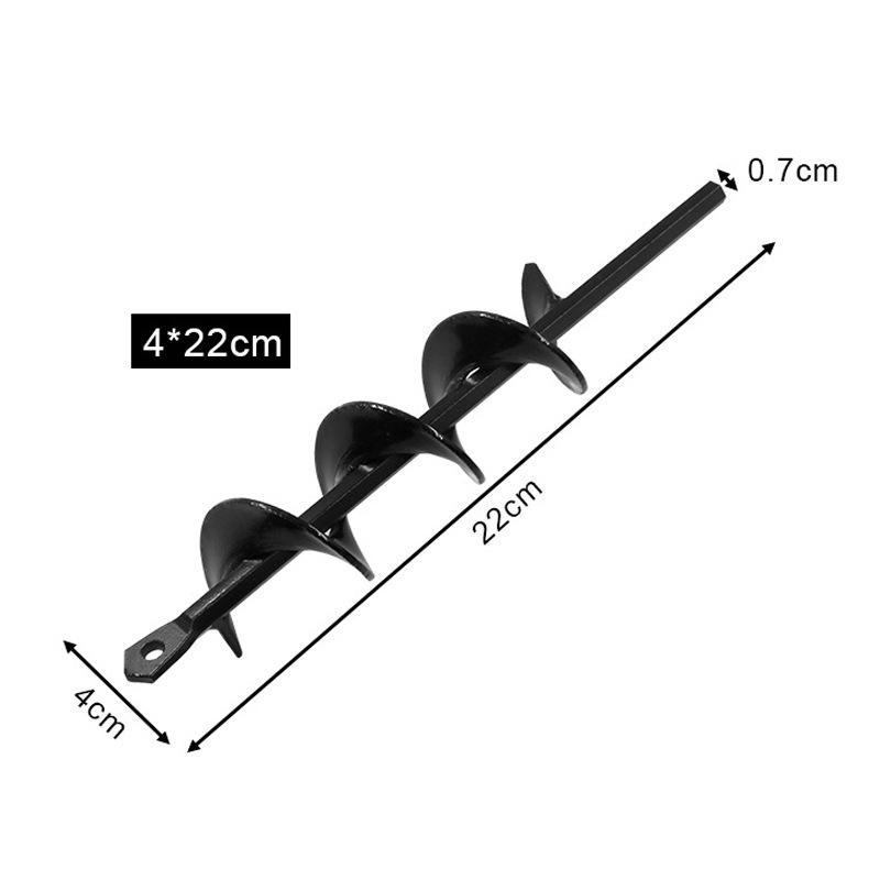Garden Spiral Auger Drill Bit for Planting and Soil Loosening
Garden Spiral Auger Drill Bit for Planting and Soil Loosening