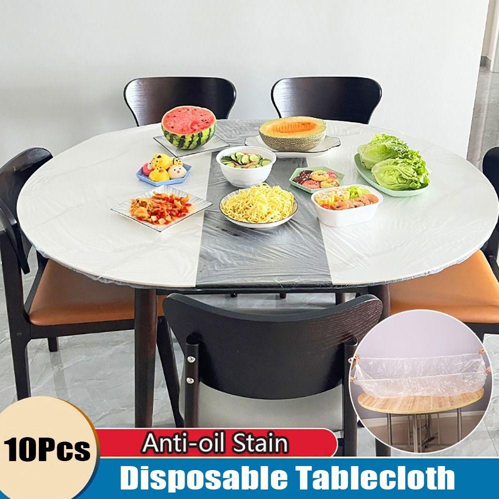 10Pcs Thickened PE Disposable Tablecloth Elastic Mouth Tabletop Protective Decorat Cover 10Pcs large
10Pcs Thickened PE Disposable Tablecloth Elastic Mouth Tabletop Protective Decorat Cover 10Pcs large