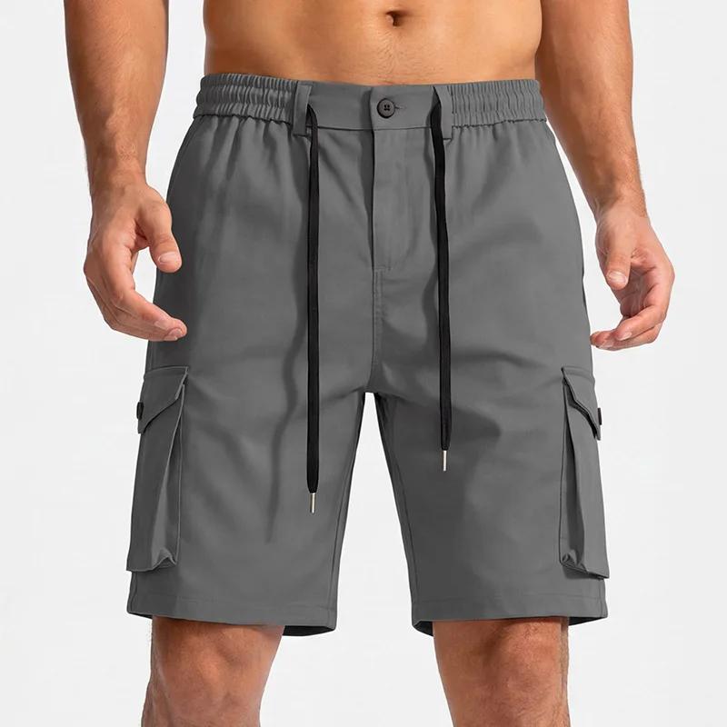 Men s Summer Breathable Loose Casual Drawstring Woven Shorts Multi-Pocket Safari Style Sporty Outdoor Shorts S темно-сірий колір
Men s Summer Breathable Loose Casual Drawstring Woven Shorts Multi-Pocket Safari Style Sporty Outdoor Shorts S темно-сірий колір