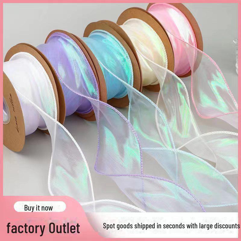 6cm Fantasy Fishtail Yarn Ribbon for Flower Gift Boxes, Cakes, Jellyfish Lamps, and Wave Designs.
6cm Fantasy Fishtail Yarn Ribbon for Flower Gift Boxes, Cakes, Jellyfish Lamps, and Wave Designs.