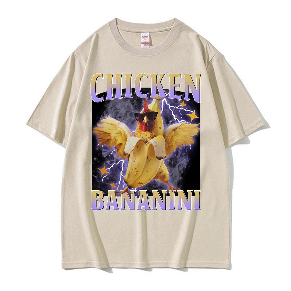 Italian Brainrot Funny Chicken Bananini Meme T Shirts Unisex Women Clothing Fashion Trending Cozy Oversized Tshirt Tops Streetwear 4XL
Italian Brainrot Funny Chicken Bananini Meme T Shirts Unisex Women Clothing Fashion Trending Cozy Oversized Tshirt Tops Streetwear 4XL