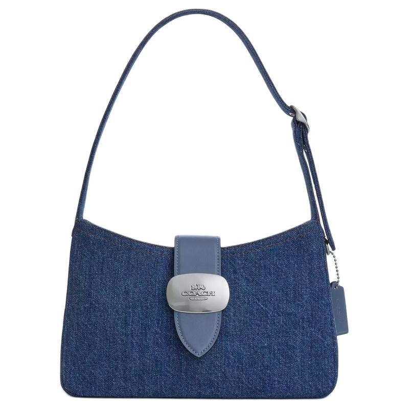 COACH ElizaSignature 24 Logo Denim and Smooth Leather Shoulder Bag Medium Women s Blue + Silver + Indigo синій
COACH ElizaSignature 24 Logo Denim and Smooth Leather Shoulder Bag Medium Women s Blue + Silver + Indigo синій