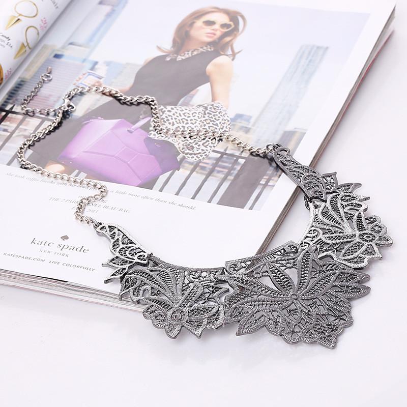 Ethnic Style Flower Pendant Necklace With Alloy Filigree And Metallic Finish For Boho Fashion Enthusiasts GunBlack
Ethnic Style Flower Pendant Necklace With Alloy Filigree And Metallic Finish For Boho Fashion Enthusiasts GunBlack