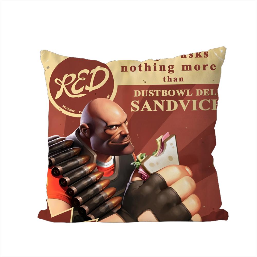 Game TTeam Fortress 2 Pillow Case For Car Sofa Decorative Home Doublesided Print Plush Square Throw Pillow Cushion Cover 30x30cm
Game TTeam Fortress 2 Pillow Case For Car Sofa Decorative Home Doublesided Print Plush Square Throw Pillow Cushion Cover 30x30cm