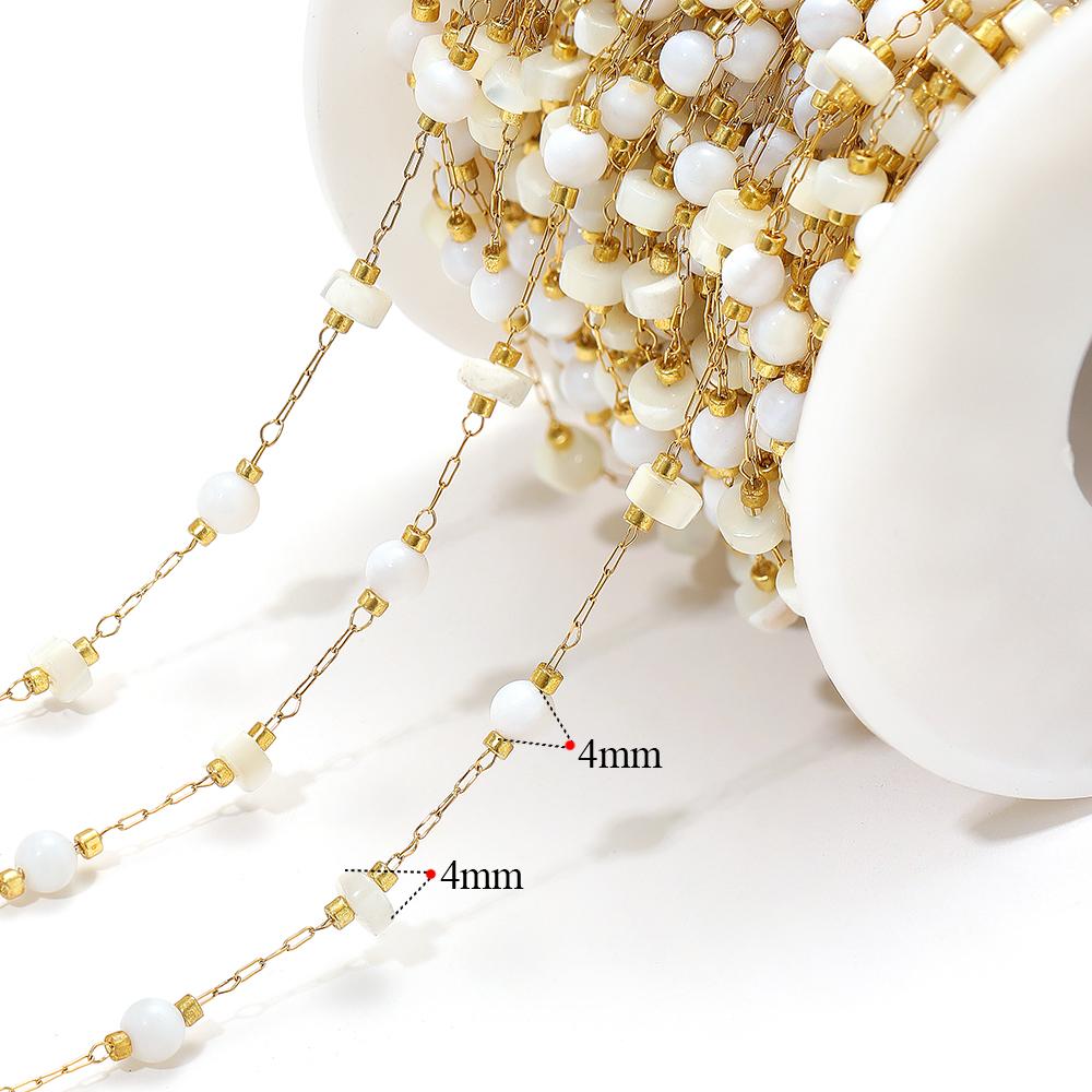 1 Meter Natural Shell Stainless Steel Chains for Necklaces Bracelets Supplies DIY Jewelry Findings Earrings Making Accessories
1 Meter Natural Shell Stainless Steel Chains for Necklaces Bracelets Supplies DIY Jewelry Findings Earrings Making Accessories