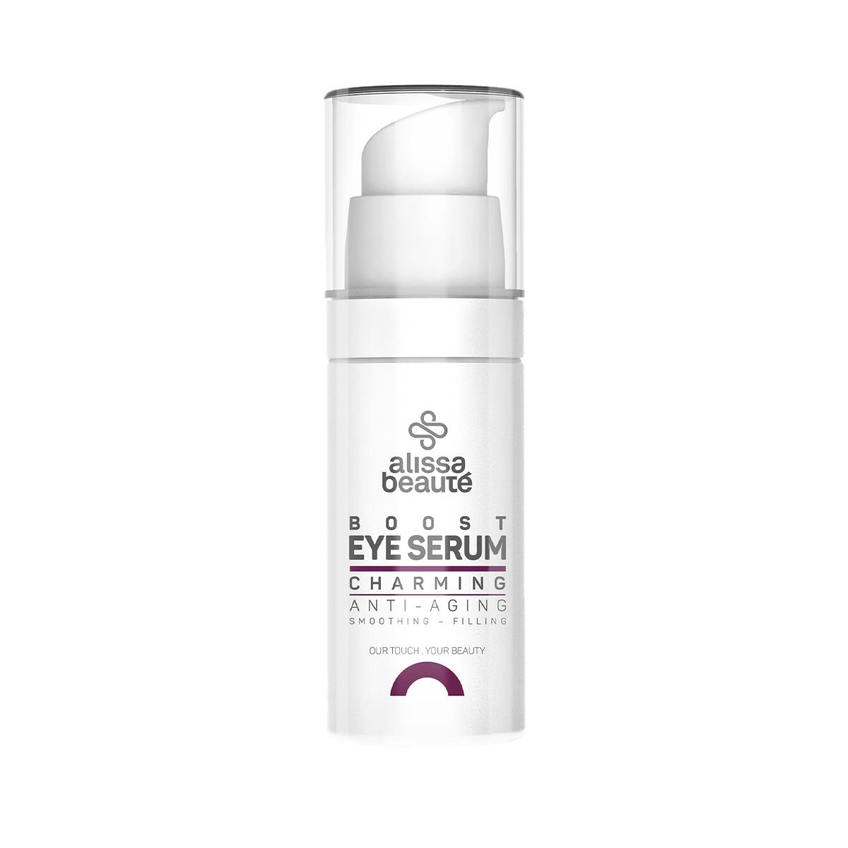 Сироватка для зменшення мімічних зморшок навколо очей і губ Charming Boost Eye Serum Alissa Beautе 30 мл
Сироватка для зменшення мімічних зморшок навколо очей і губ Charming Boost Eye Serum Alissa Beautе 30 мл