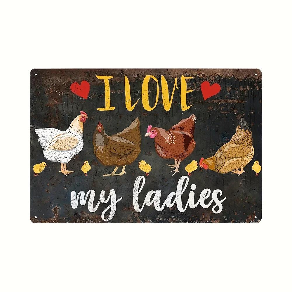 2D Charming Farm Chickens Vintage Metal Tin Signs Poster Beautiful Chicken Colorful Visual Effect Wall Art for Chicken Farm 20x30cm(7.8x11.8inch)
2D Charming Farm Chickens Vintage Metal Tin Signs Poster Beautiful Chicken Colorful Visual Effect Wall Art for Chicken Farm 20x30cm(7.8x11.8inch)