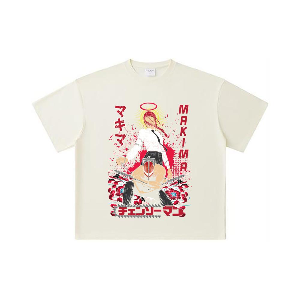 260 GSM Double Yarn 32 Count 100% Cotton Chainsaw Man V23 Denji x Makima Print Unisex Heavy Cotton T Shirt S абрикосовый
260 GSM Double Yarn 32 Count 100% Cotton Chainsaw Man V23 Denji x Makima Print Unisex Heavy Cotton T Shirt S абрикосовый