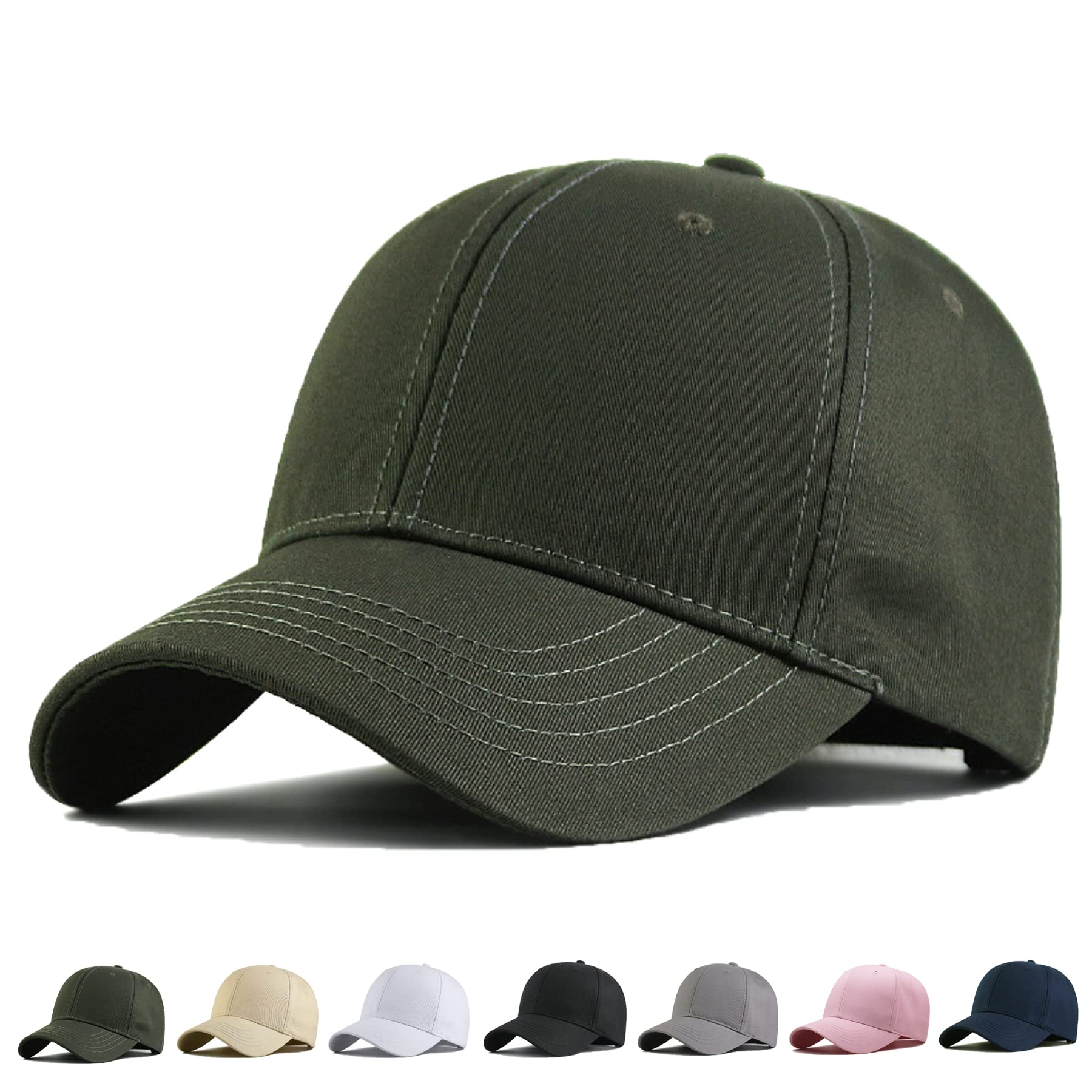 RF Cap Large Size Hat Deep Extra Large Unisex Stylish Cool Long Brim Popular Hat Men s 60-68cm (100% Cotton) (Plain Green)
RF Cap Large Size Hat Deep Extra Large Unisex Stylish Cool Long Brim Popular Hat Men s 60-68cm (100% Cotton) (Plain Green)