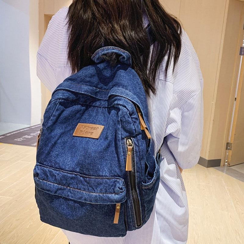 Denim Women s Backpack Fashion Student School Bag Lightweight Women Travel Backpacks College Girls School Backpack
Denim Women s Backpack Fashion Student School Bag Lightweight Women Travel Backpacks College Girls School Backpack