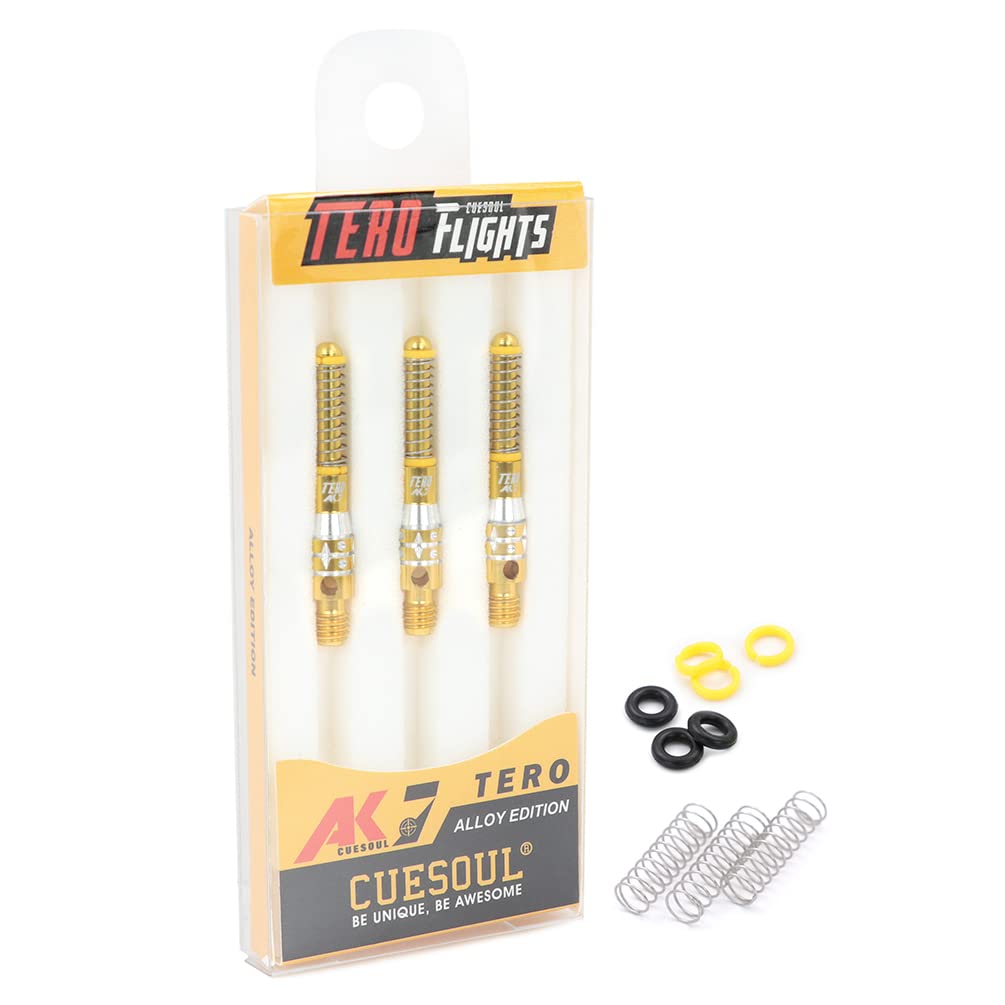 CUESOUL TERO System AK7 Telescopic Aluminum Dart Set of 3 Built-in Shaft, - B32.2mm (CS-AK7L-4B32)
CUESOUL TERO System AK7 Telescopic Aluminum Dart Set of 3 Built-in Shaft, - B32.2mm (CS-AK7L-4B32)