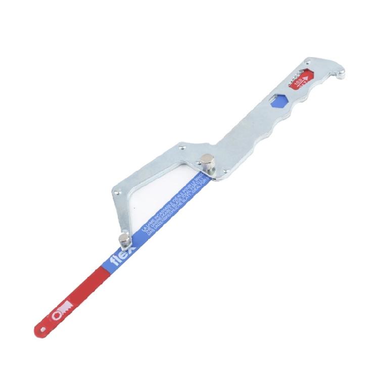 Thickened Carbon Steel Hacksaw Easy Blade Adjustment Hex Tool Comfortable Handle Compactly For Workshop Or Camping 1
Thickened Carbon Steel Hacksaw Easy Blade Adjustment Hex Tool Comfortable Handle Compactly For Workshop Or Camping 1
