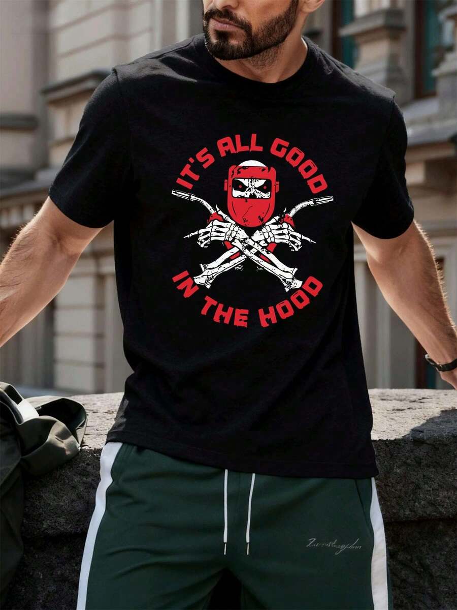 Streetwear T-Shirt With Graphic Skull And Welding, Casual, Breathable, Art Print 5XL різнокольоровий
Streetwear T-Shirt With Graphic Skull And Welding, Casual, Breathable, Art Print 5XL різнокольоровий