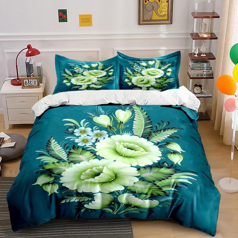 Green flowers and leaves. Bedding sets Duvet cover sets Duvet covers Pillowcases(1 * Duvet Cover 2 * Pillowcases, without duvet insert) 135x200cm
Green flowers and leaves. Bedding sets Duvet cover sets Duvet covers Pillowcases(1 * Duvet Cover 2 * Pillowcases, without duvet insert) 135x200cm