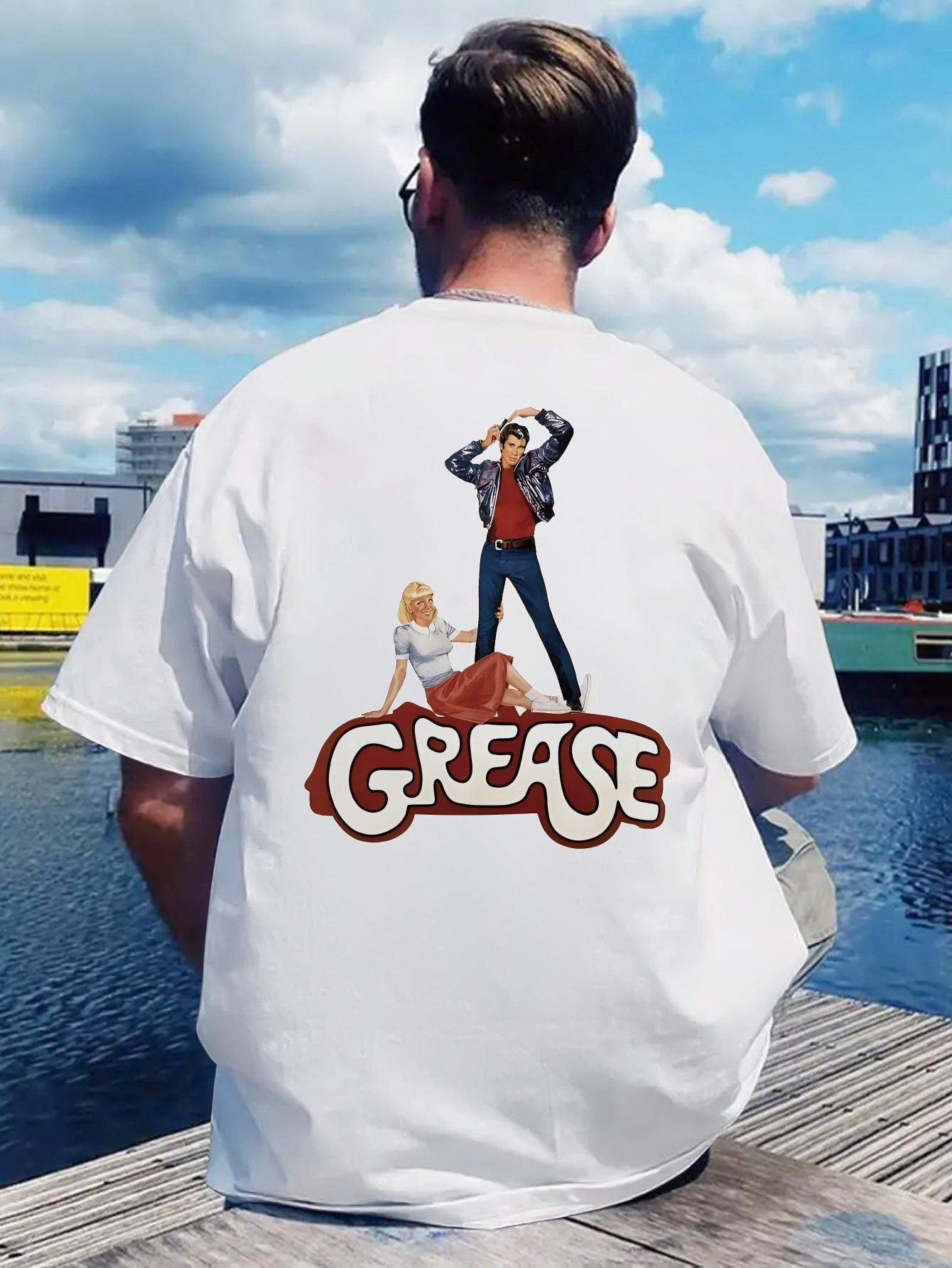 Graphic T-shirt with Grease Movie Design - Casual Crew Neck XXXL
Graphic T-shirt with Grease Movie Design - Casual Crew Neck XXXL