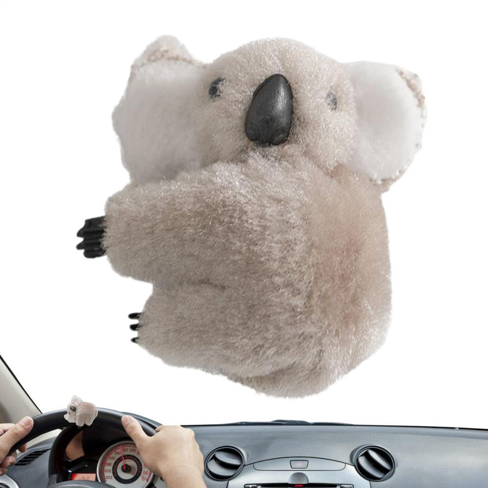 1pcs Plush Cute Koala Car Interior Decoration Auto Rearview Mirror Control Screen Decoration Sun Visor Card Clip Gift Brown/gray
1pcs Plush Cute Koala Car Interior Decoration Auto Rearview Mirror Control Screen Decoration Sun Visor Card Clip Gift Brown/gray