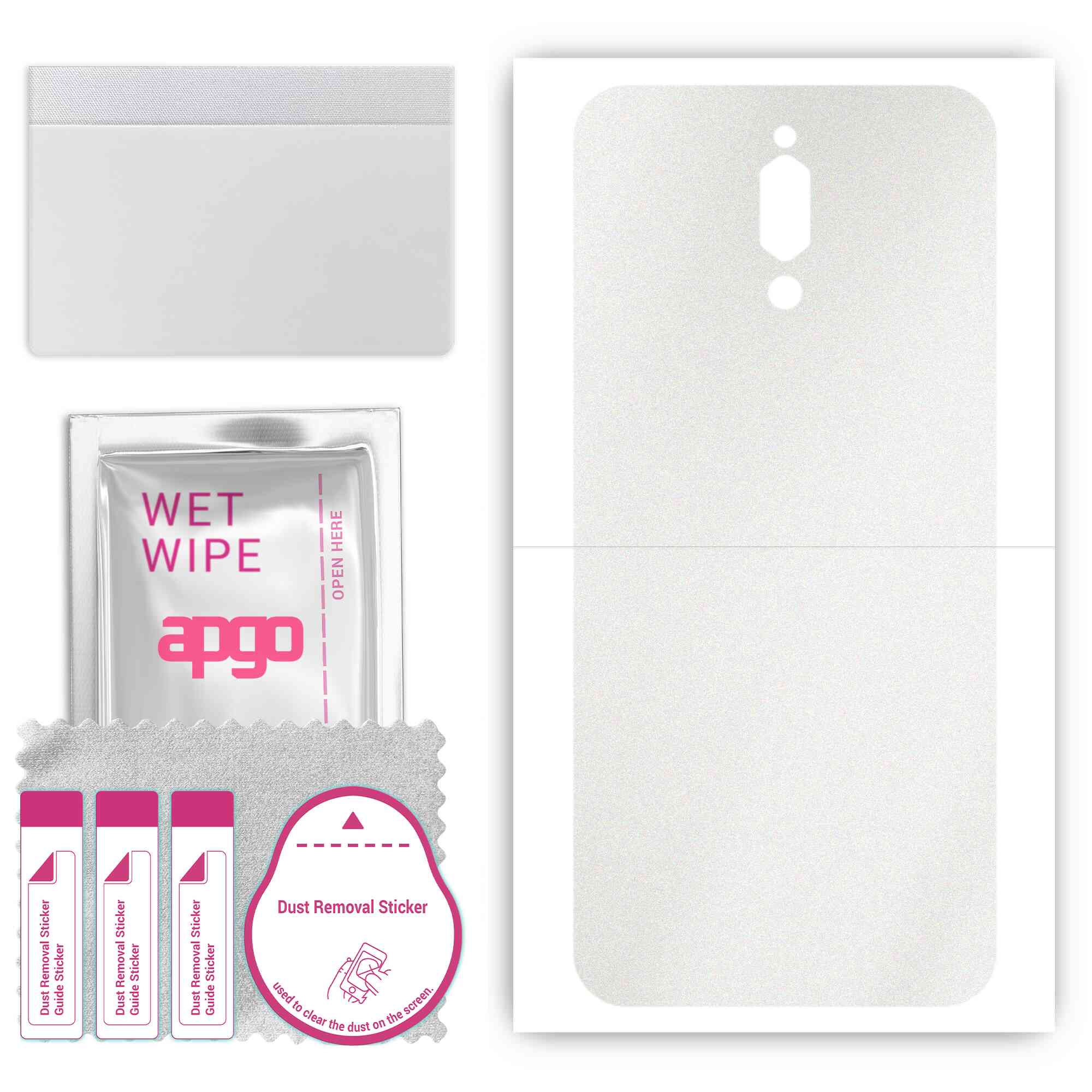apgo Protective Skin Sticker for the back compatible with ZTE nubia Red Magic 5G Lite, Wrap Film, Foil, Vinyl - Pattern Matte Transparent
apgo Protective Skin Sticker for the back compatible with ZTE nubia Red Magic 5G Lite, Wrap Film, Foil, Vinyl - Pattern Matte Transparent