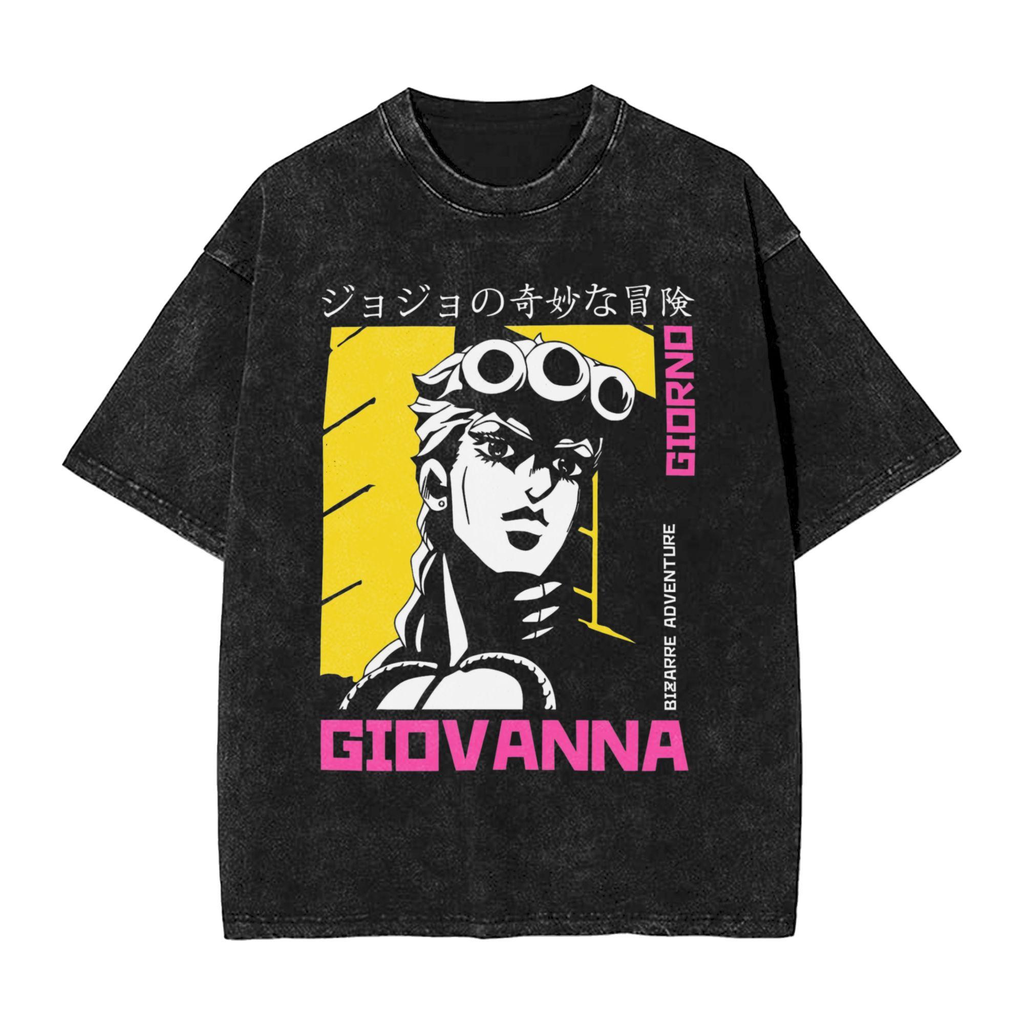 Giorno Giovanna JoJos Bizarre Adventure Tshirt Manga Washed T Shirt Men Women Clothing Summer Pure Cotton Short Sleeve Tees S
Giorno Giovanna JoJos Bizarre Adventure Tshirt Manga Washed T Shirt Men Women Clothing Summer Pure Cotton Short Sleeve Tees S